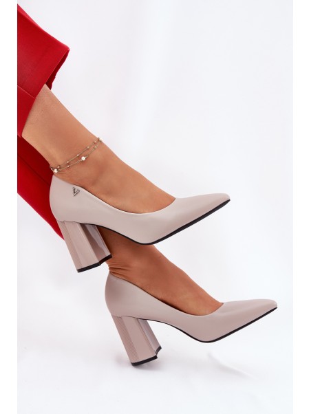 Elegant Heels On A Heel Vinceza 62220 Gray