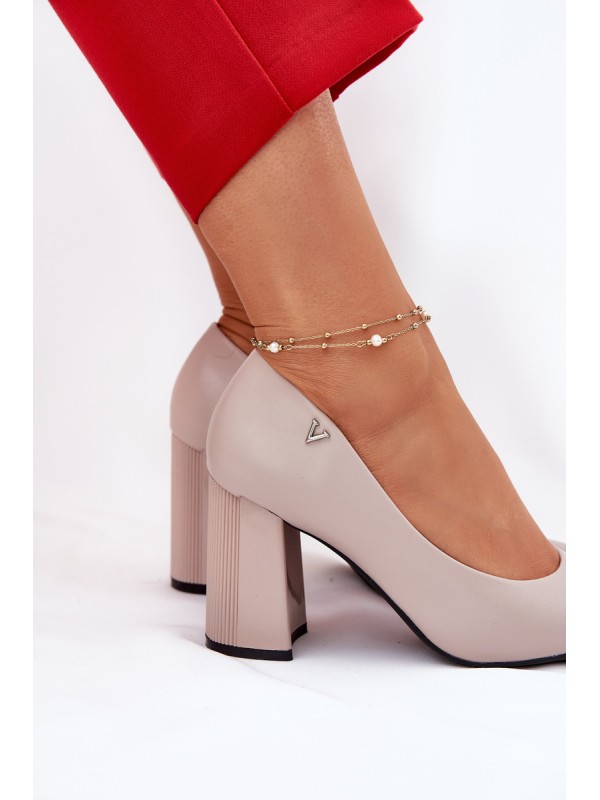 Elegant Heels On A Heel Vinceza 62220 Gray