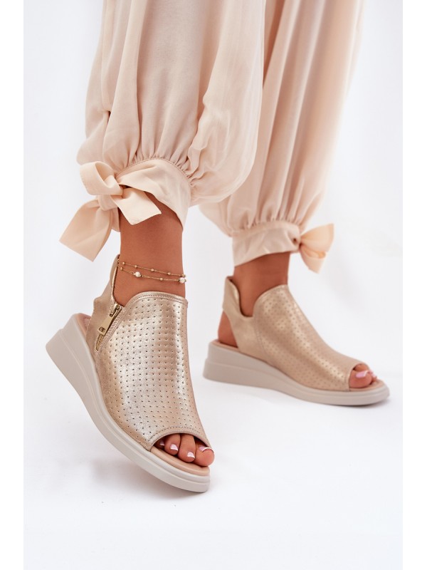 Women's Wedge Sandals Gold Mevinette 2