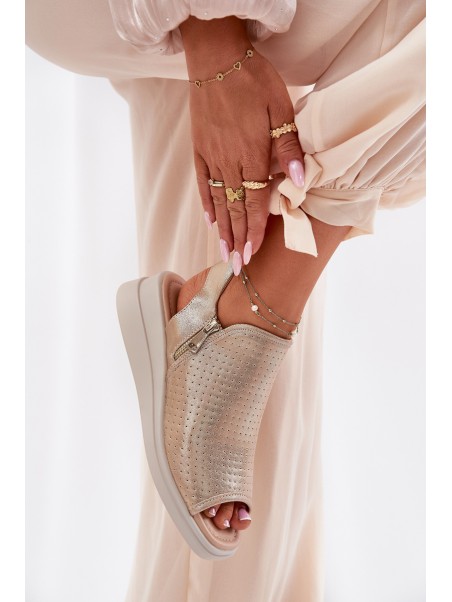 Women's Wedge Sandals Gold Mevinette