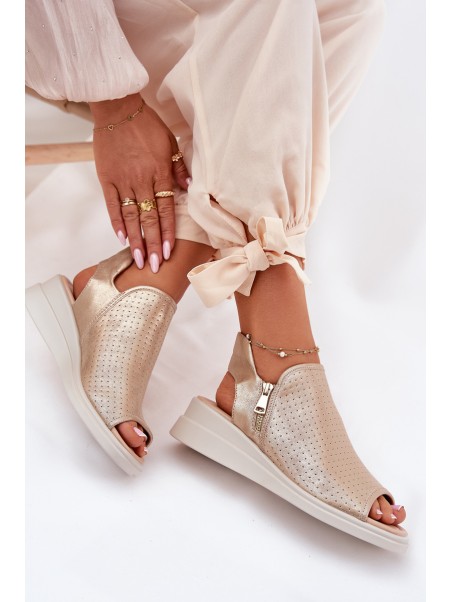 Women's Wedge Sandals Gold Mevinette