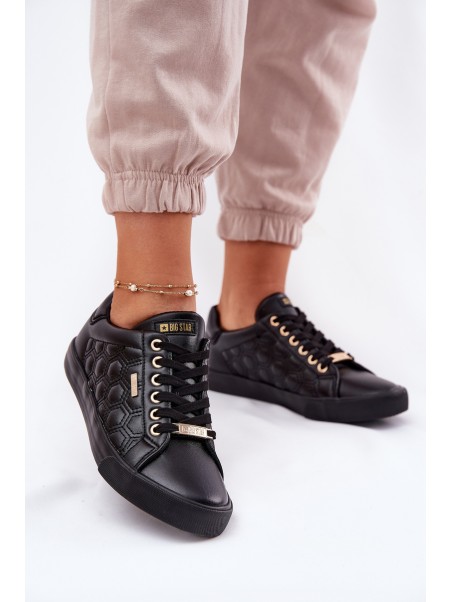 Women's Sneakers Made Of Eco Leather Big Star RR274323 Black