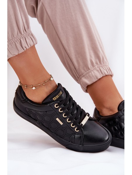 Women's Sneakers Made Of Eco Leather Big Star RR274323 Black