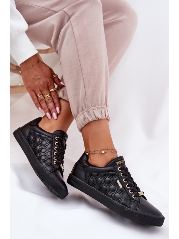 Women's Sneakers Made Of Eco Leather Big Star RR274323 Black