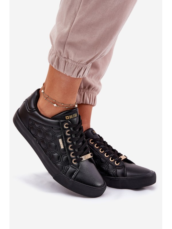 Women's Sneakers Made Of Eco Leather Big Star RR274323 Black
