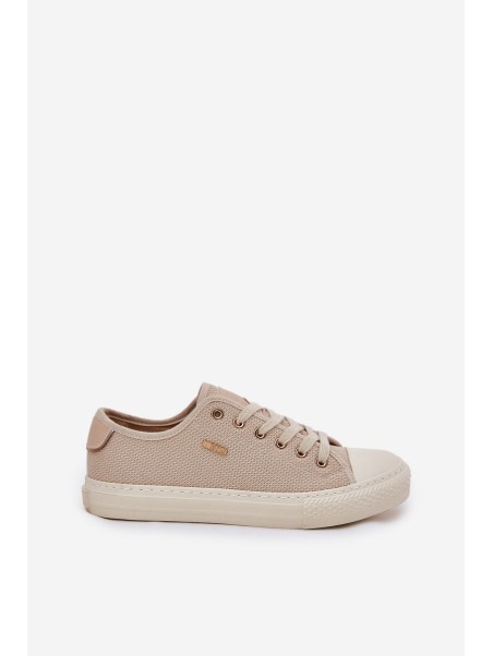 Women's Fabric Sneakers Big Star RR274767 Beige