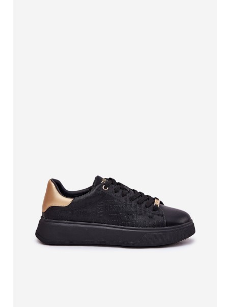 Women's Sneakers From Eco Leather Big Star RR274257 Black