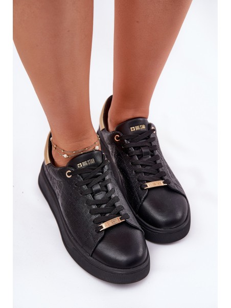 Women's Sneakers From Eco Leather Big Star RR274257 Black