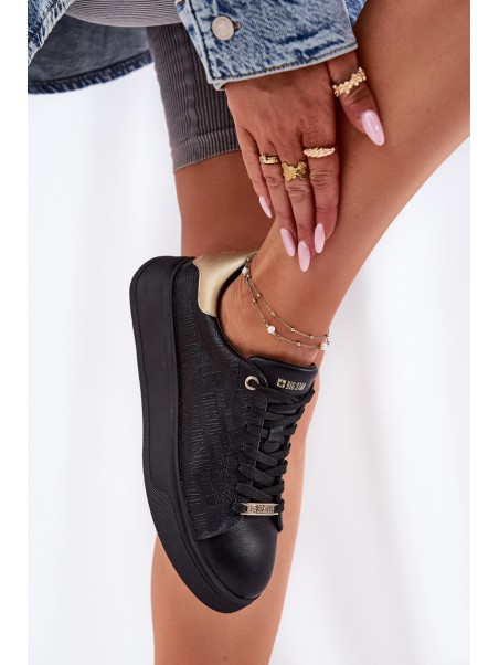 Women's Sneakers From Eco Leather Big Star RR274257 Black