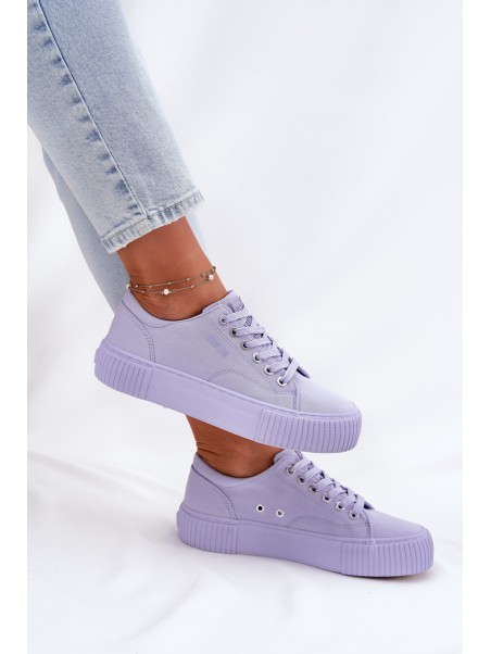 Women's Fabric Sneakers Big Star RR274406 Purple