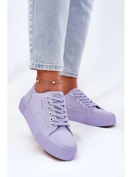 Women's Fabric Sneakers Big Star RR274406 Purple