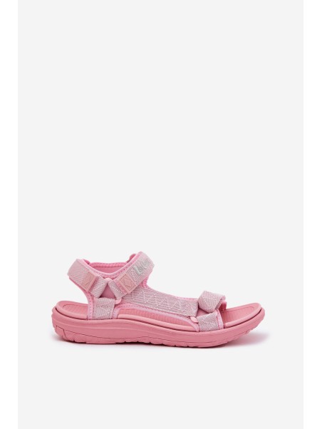 Moteriškos medžiaginės basutės su lipdukais Lee Cooper LCW-25-34-3561L Pink