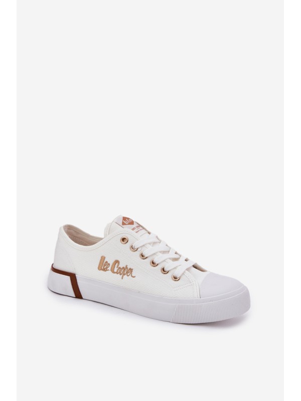 Moteriški drobiniai sportbačiai Lee Cooper LCW-25-31-3428L balti