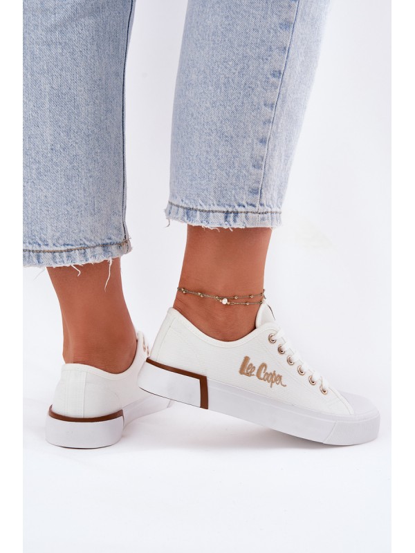 Women's Canvas Sneakers Lee Cooper LCW-25-31-3428L White