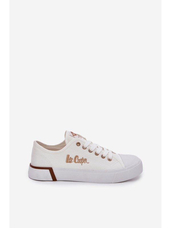 Moteriški drobiniai sportbačiai Lee Cooper LCW-25-31-3428L balti