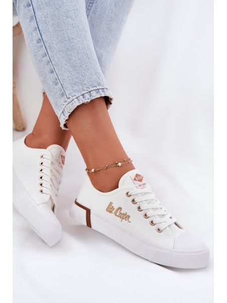 Women's Canvas Sneakers Lee Cooper LCW-25-31-3428L White