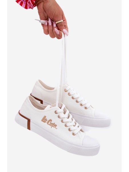 Women's Canvas Sneakers Lee Cooper LCW-25-31-3428L White
