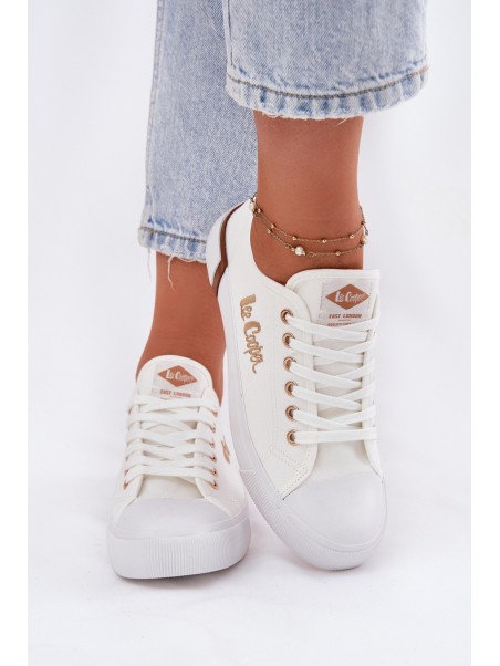 Women's Canvas Sneakers Lee Cooper LCW-25-31-3428L White