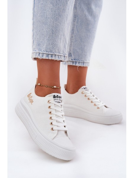 Women's Platform Sneakers Lee Cooper LCW-24-44-2462L White
