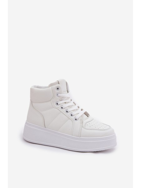 High women's sneakers on platform white Tillive