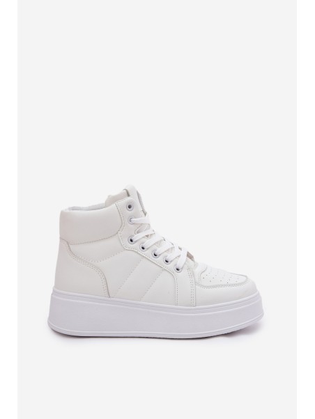High women's sneakers on platform white Tillive