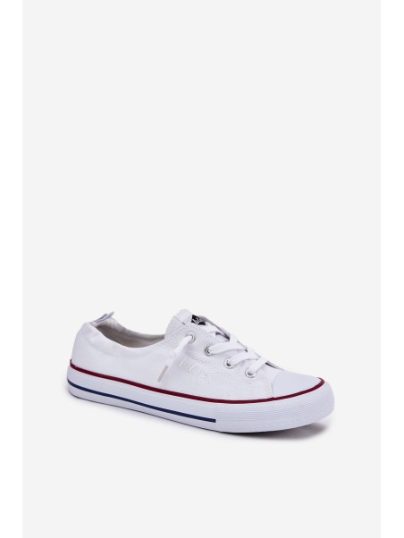 Moteriški sportbačiai su medžiaginiu padu Lee Cooper LCW-25-02-3296L balti