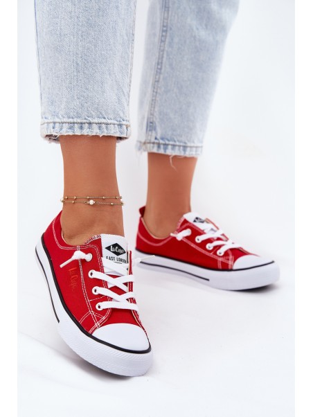 Women's Fabric Sneakers Lee Cooper LCW-25-02-3298L Red