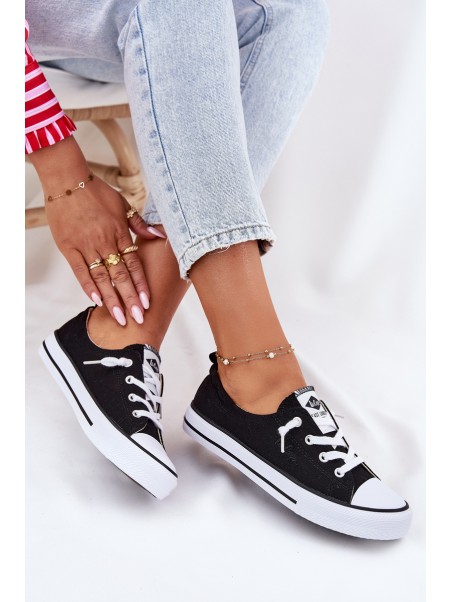 Ladies Fabric Sneakers Lee Cooper LCW-25-02-3299L Black