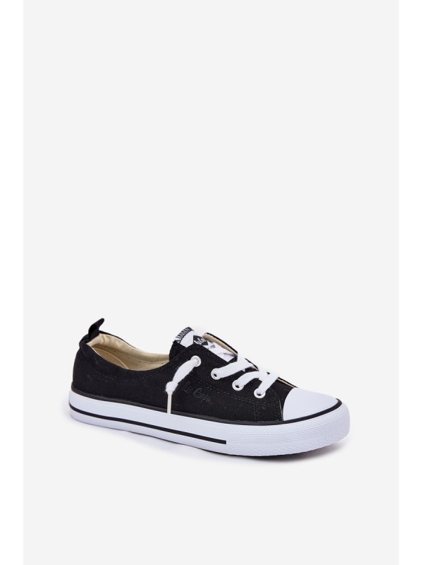Moteriški sportbačiai iš audinio Lee Cooper LCW-25-02-3299L juodi
