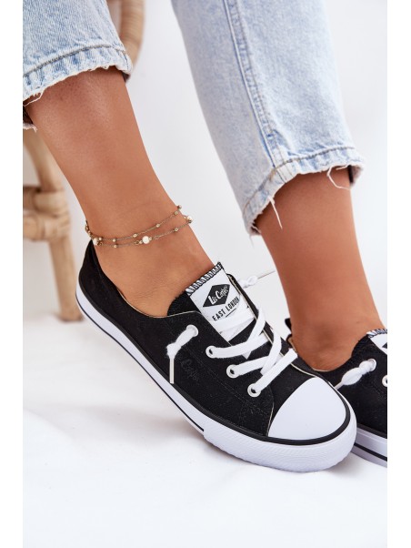 Ladies Fabric Sneakers Lee Cooper LCW-25-02-3299L Black