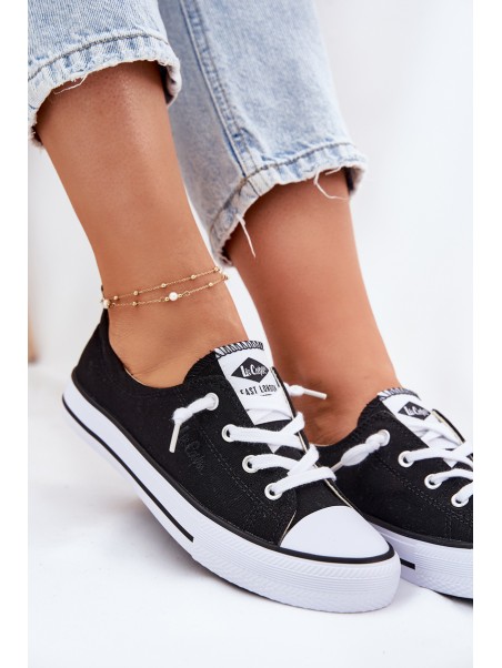 Ladies Fabric Sneakers Lee Cooper LCW-25-02-3299L Black
