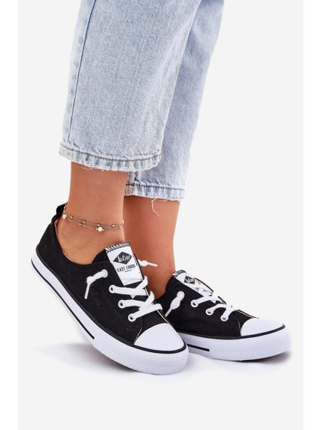 Ladies Fabric Sneakers Lee Cooper LCW-25-02-3299L Black