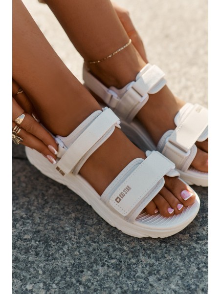 Women's Sport Sandals On Platform Big Star RR274A076 Beige