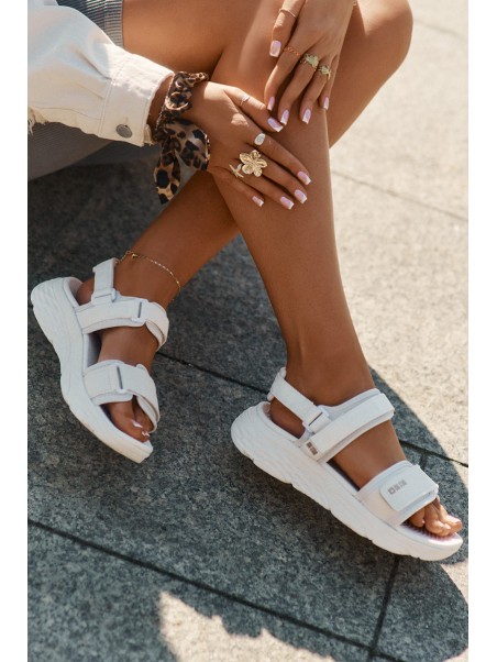 Women's Sport Sandals On Platform Big Star RR274A076 Beige