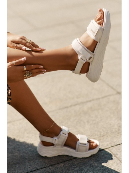 Women's Sport Sandals On Platform Big Star RR274A076 Beige