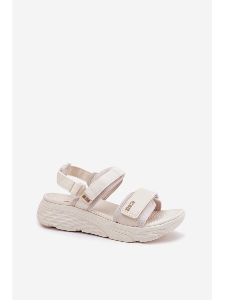 Women's Sport Sandals On Platform Big Star RR274A076 Beige