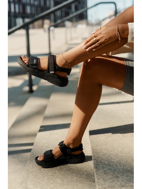 Sporty Sandals Women On Platform Big Star RR274A077 Black