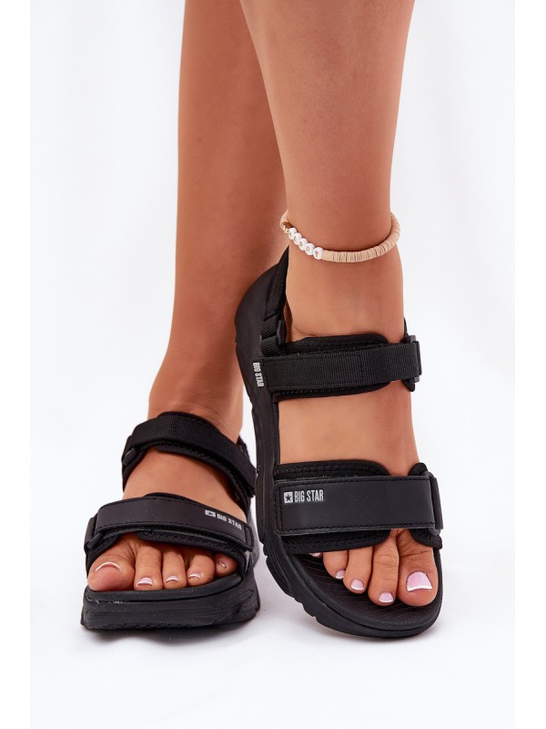 Sporty Sandals Women On Platform Big Star RR274A077 Black