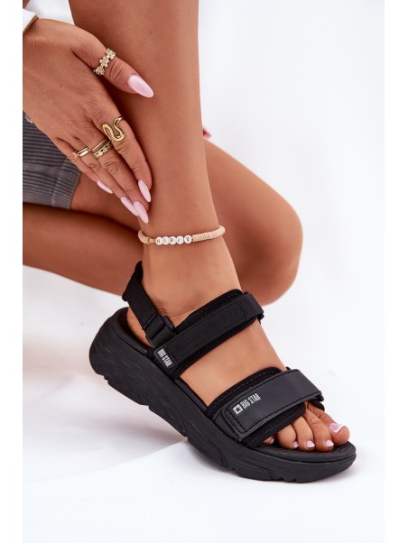 Sporty Sandals Women On Platform Big Star RR274A077 Black