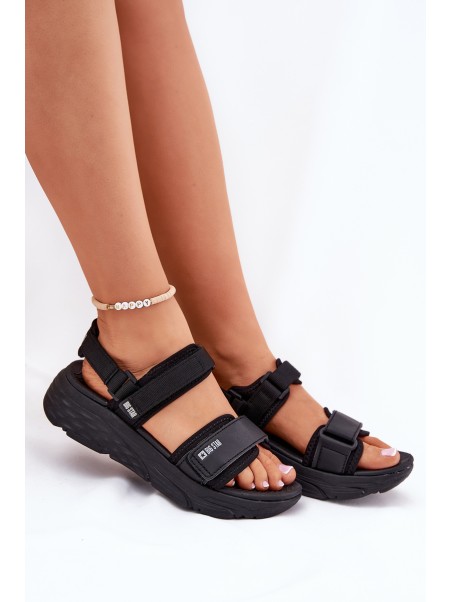 Sporty Sandals Women On Platform Big Star RR274A077 Black