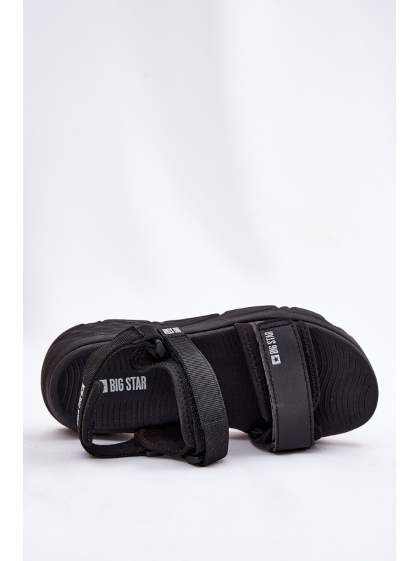 Sporty Sandals Women On Platform Big Star RR274A077 Black
