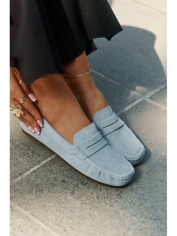 Suede Women's Moccasins Big Star RR274943 Blue