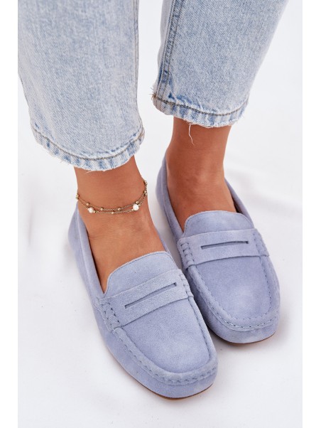 Suede Women's Moccasins Big Star RR274943 Blue
