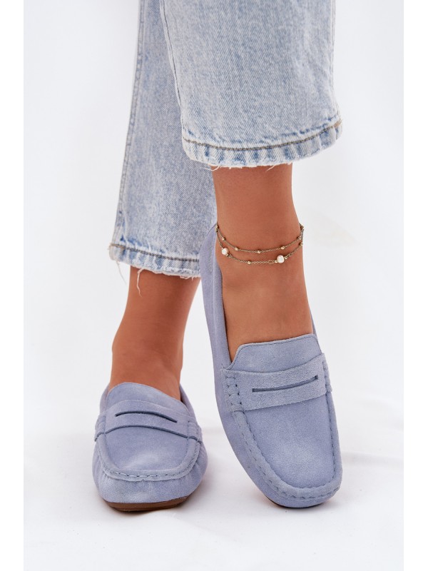 Suede Women's Moccasins Big Star RR274943 Blue