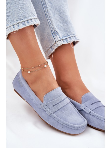 Suede Women's Moccasins Big Star RR274943 Blue