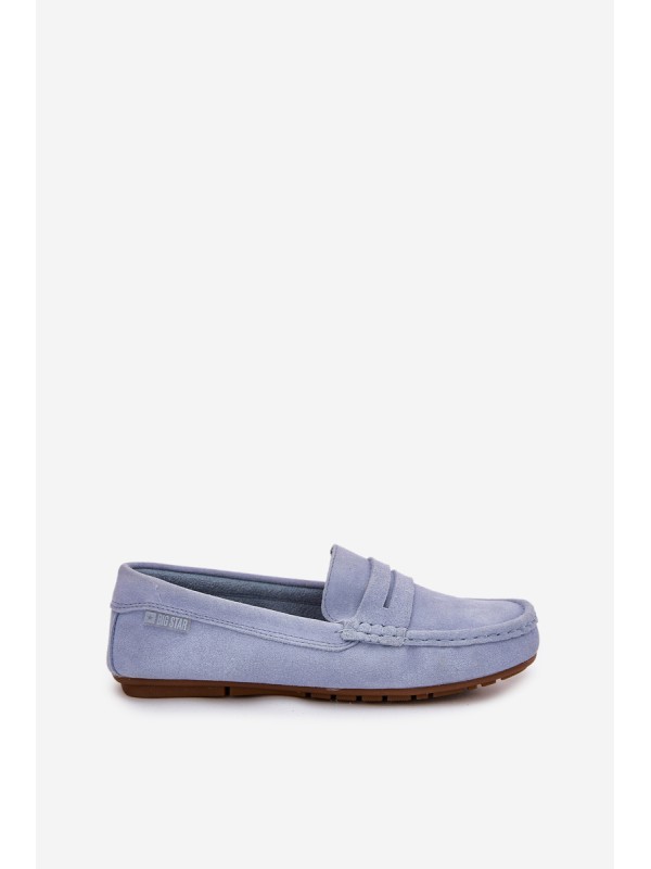 Suede Women's Moccasins Big Star RR274943 Blue