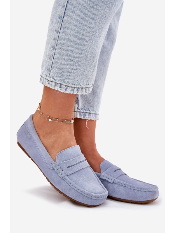 Suede Women's Moccasins Big Star RR274943 Blue