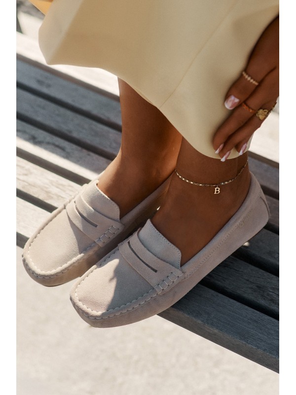 Suede Women's Loafers Big Star RR274947 Beige