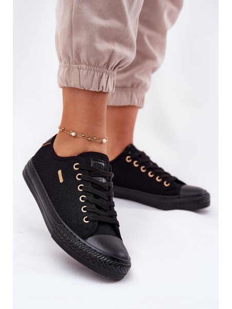 Ladies Fabric Sneakers Big Star RR274765 Black