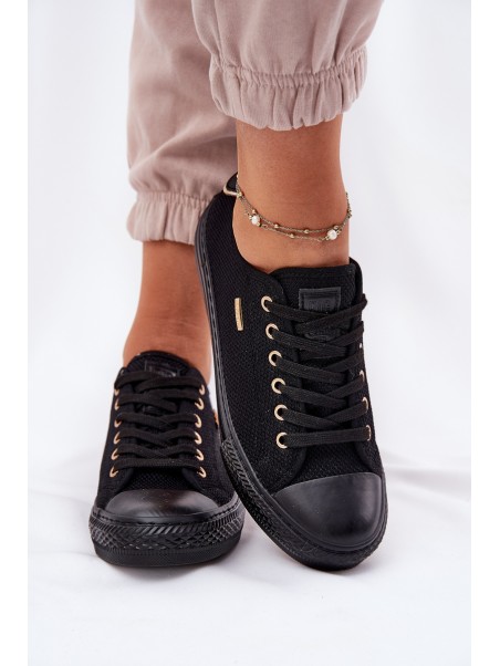 Ladies Fabric Sneakers Big Star RR274765 Black